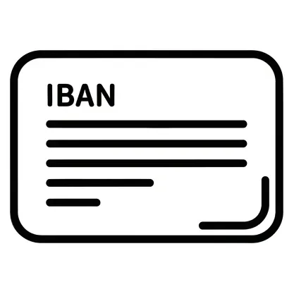 Transferência por IBAN